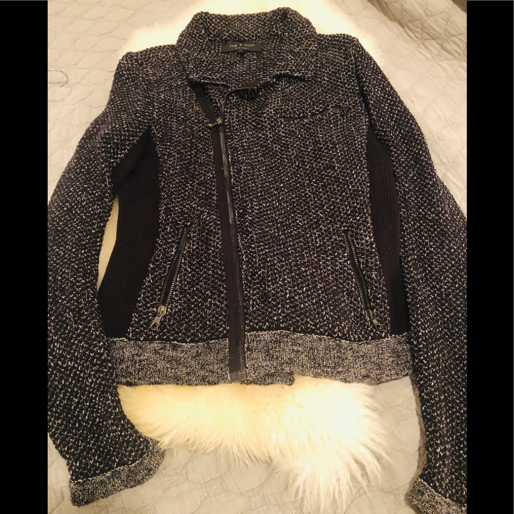 Like new Rag and Bone tweed Moto jacket. M